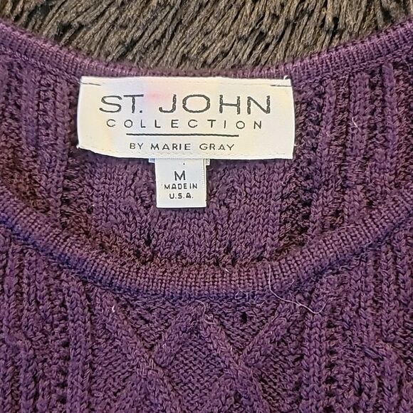 St John Collection Wool Spagetti Strap Top - Picture 8 of 8